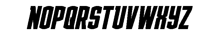 Gold Ingots Condensed Italic Font LOWERCASE