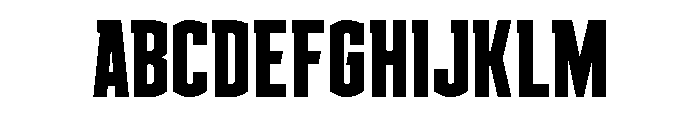 Gold Ingots Condensed Font UPPERCASE
