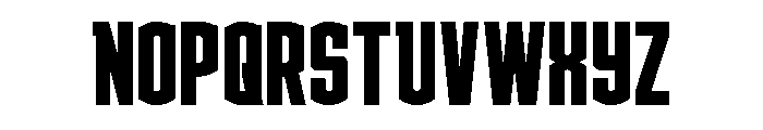 Gold Ingots Condensed Font LOWERCASE
