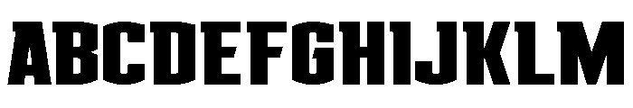 Gold Ingots Expanded Font UPPERCASE