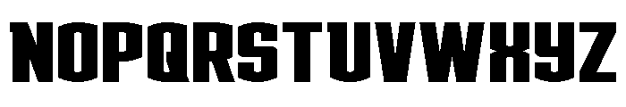 Gold Ingots Expanded Font LOWERCASE