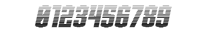 Gold Ingots Gradient Italic Font OTHER CHARS