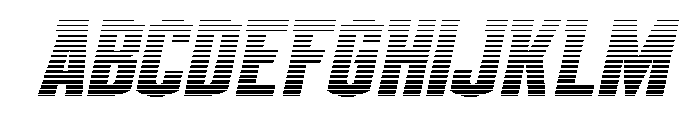 Gold Ingots Gradient Italic FONT