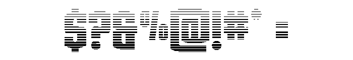 Gold Ingots Gradient Font OTHER CHARS
