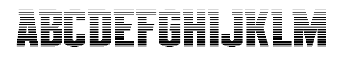 Gold Ingots Gradient Font UPPERCASE