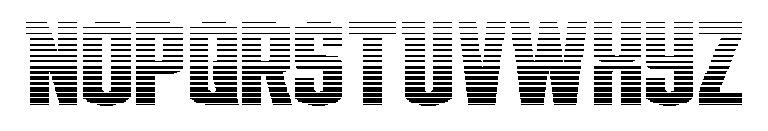 Gold Ingots Gradient Font LOWERCASE