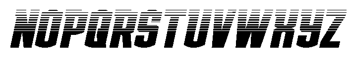 Gold Ingots Halftone Italic Font UPPERCASE