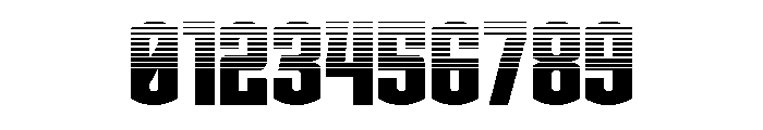 Gold Ingots Halftone Font OTHER CHARS