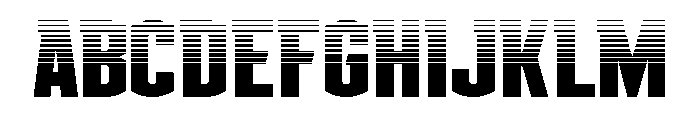 Gold Ingots Halftone Font UPPERCASE