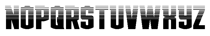 Gold Ingots Halftone Font UPPERCASE