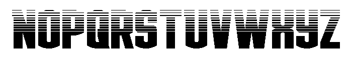 Gold Ingots Halftone Font LOWERCASE