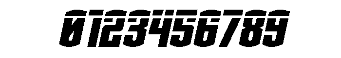 Gold Ingots Laser Italic Font OTHER CHARS