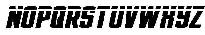 Gold Ingots Laser Italic Font UPPERCASE