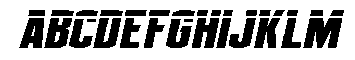 Gold Ingots Laser Italic FONT