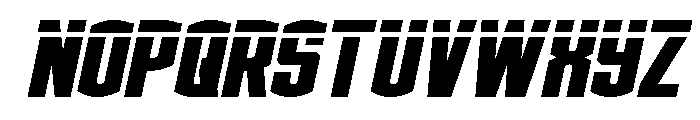 Gold Ingots Laser Italic Font LOWERCASE