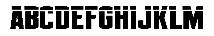 Gold Ingots Laser Font UPPERCASE
