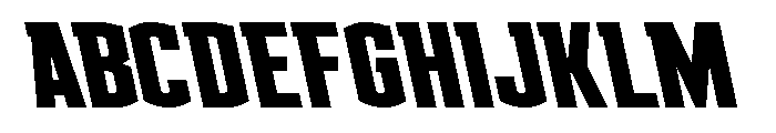 Gold Ingots Leftalic Font UPPERCASE
