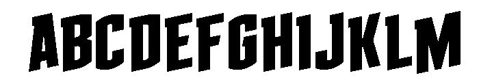 Gold Ingots Rotalic Font UPPERCASE