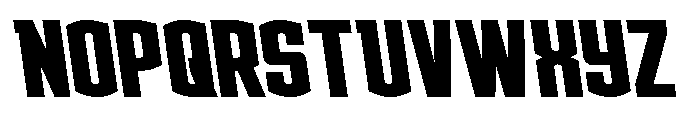 Gold Ingots Semi-Leftalic Font LOWERCASE