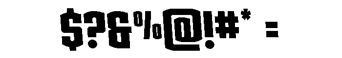 Gold Ingots Slight-Leftalic Font OTHER CHARS