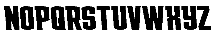 Gold Ingots Slight-Leftalic Font UPPERCASE