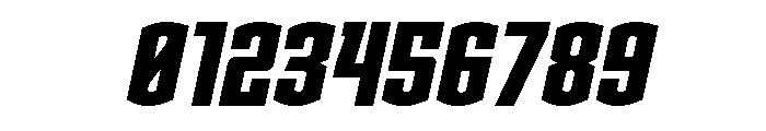Gold Ingots Spaced Italic Font OTHER CHARS