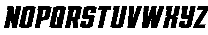 Gold Ingots Spaced Italic Font UPPERCASE