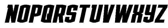 Gold Ingots Spaced Italic Font LOWERCASE