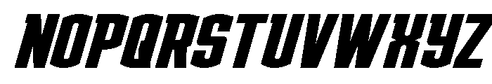 Gold Ingots Super-Italic Font UPPERCASE