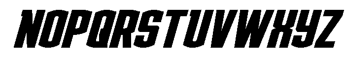 Gold Ingots Super-Italic Font LOWERCASE