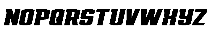 Gold Ingots Wide Italic Font UPPERCASE