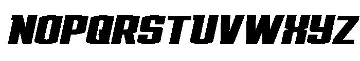 Gold Ingots Wide Italic Font LOWERCASE