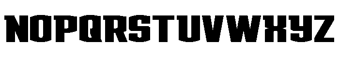 Gold Ingots Wide Font UPPERCASE