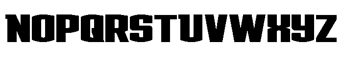 Gold Ingots Wide Font LOWERCASE