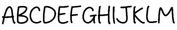 Gold Notes Font UPPERCASE
