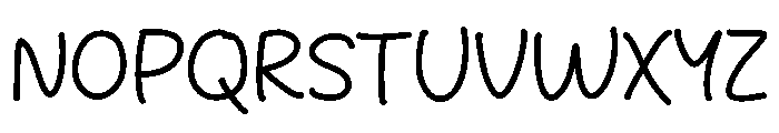 Gold Notes Font UPPERCASE