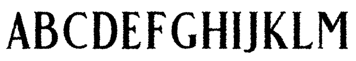 GoldCoastFree-Rough Font UPPERCASE