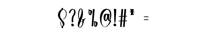 Golden Christmas Font OTHER CHARS