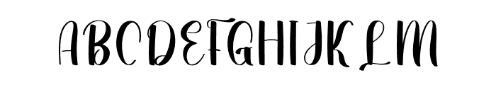 Golden Christmas Font UPPERCASE