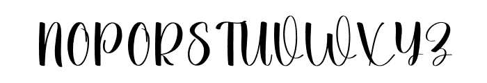 Golden Christmas Font UPPERCASE