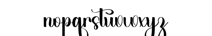 Golden Christmas Font LOWERCASE