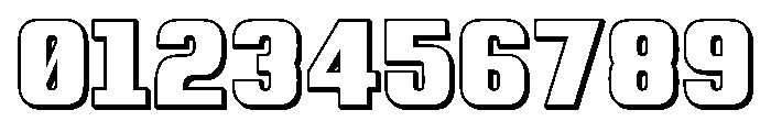 Golden Dragon Shadow Font OTHER CHARS
