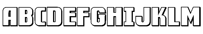 Golden Dragon Shadow Font UPPERCASE