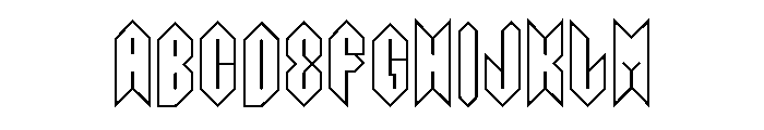 Golden S Regular Font UPPERCASE