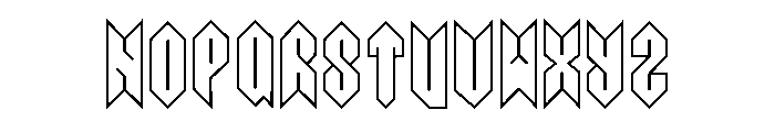 Golden S Regular Font UPPERCASE