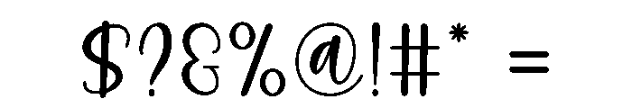 Golden Font OTHER CHARS