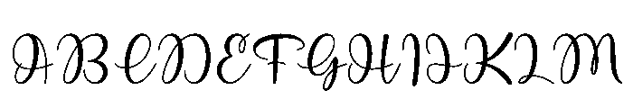 Golden Font UPPERCASE