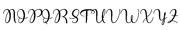 Golden Font UPPERCASE