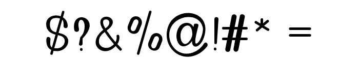 GoldenBridgeSans Font OTHER CHARS