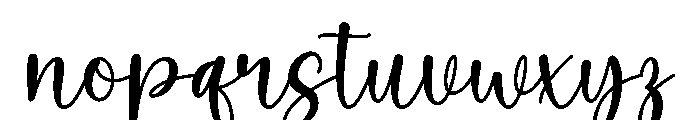 Golden Font LOWERCASE